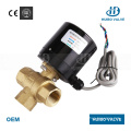 AC DC Service 220V/110V/24V Brass Water Shut-off 3 Way Electric Actuator Ball Valve